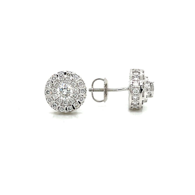 FANCY EARRING 10KW EF VS2 HPHT DIA 1.52CTS