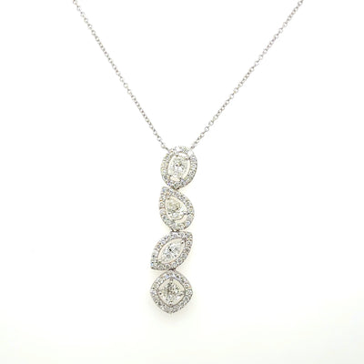 FANCY PENDANTS 14KW EF/GH VS1 HPHT DIA 1.41CTS
