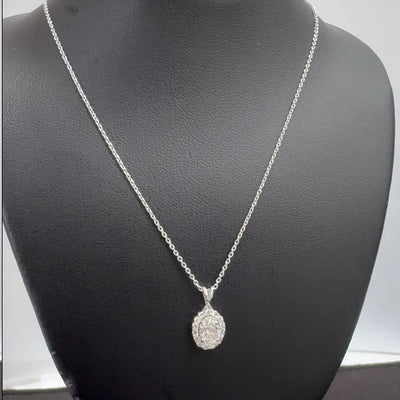 HALO PENDANT 14KW H VS2 HPHT DIA 0.63CTS