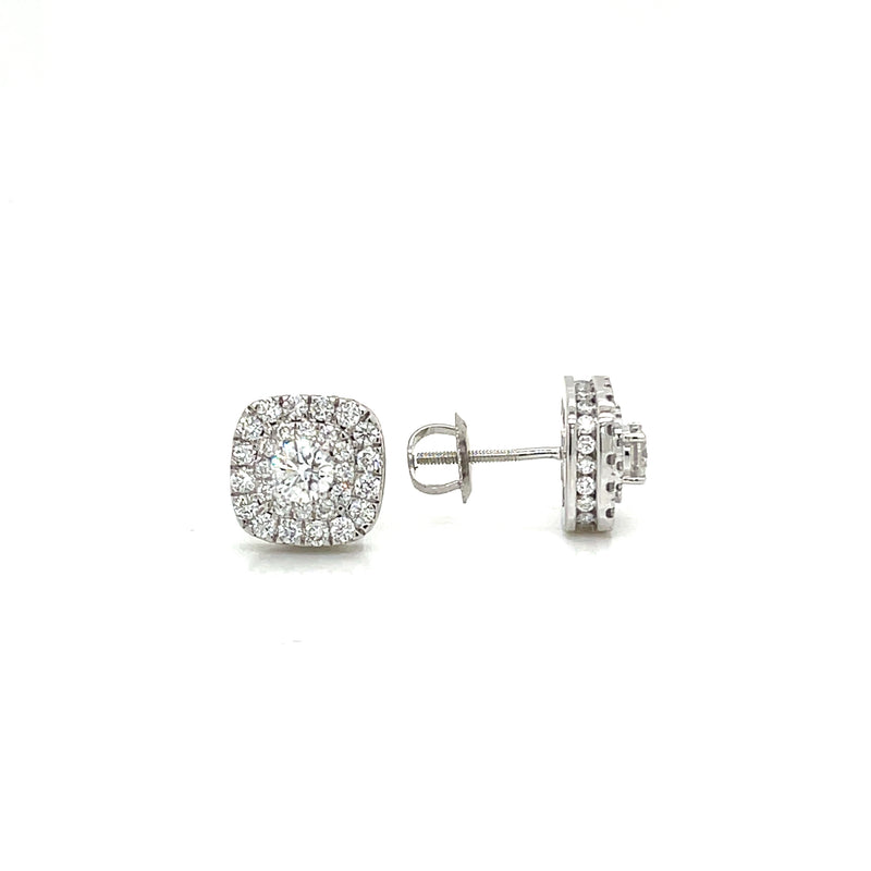 FANCY EARRING 10KW EF VS2 HPHT DIA 1.74CTS