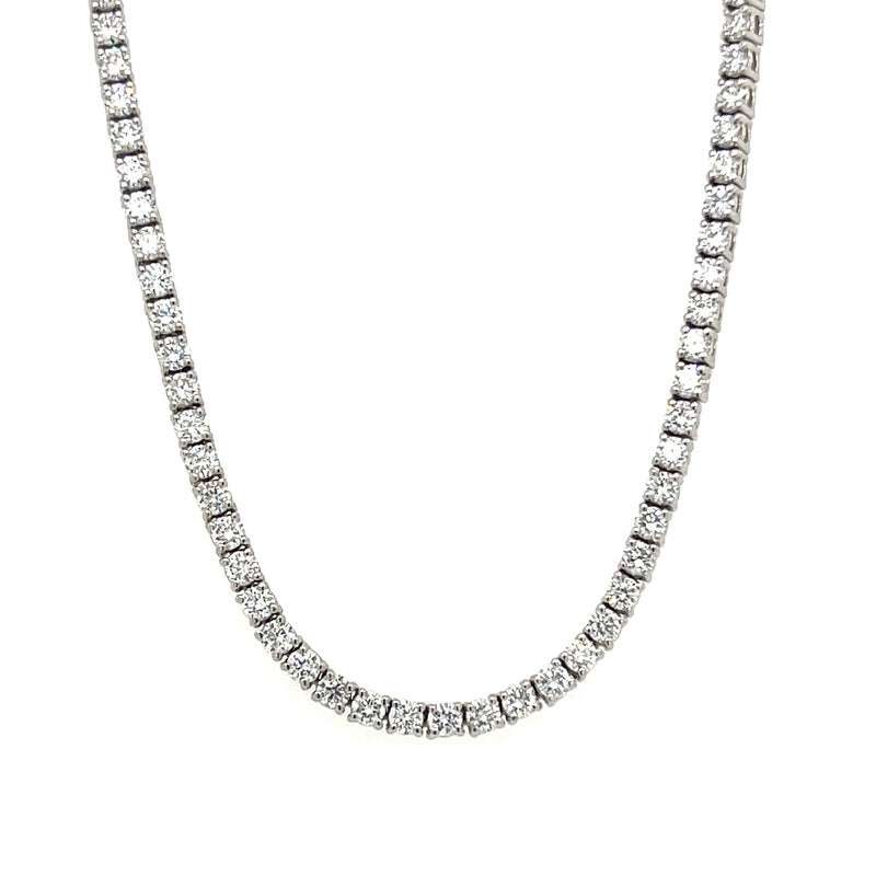 TENNIS NECKLACE 14KW FG VS2 CVD DIA 5.54CTS