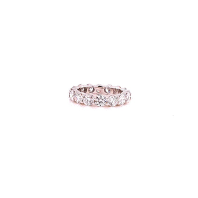 ROUND ETERNITY BAND 14KW FG VS2 CVD DIA 3.96CTS