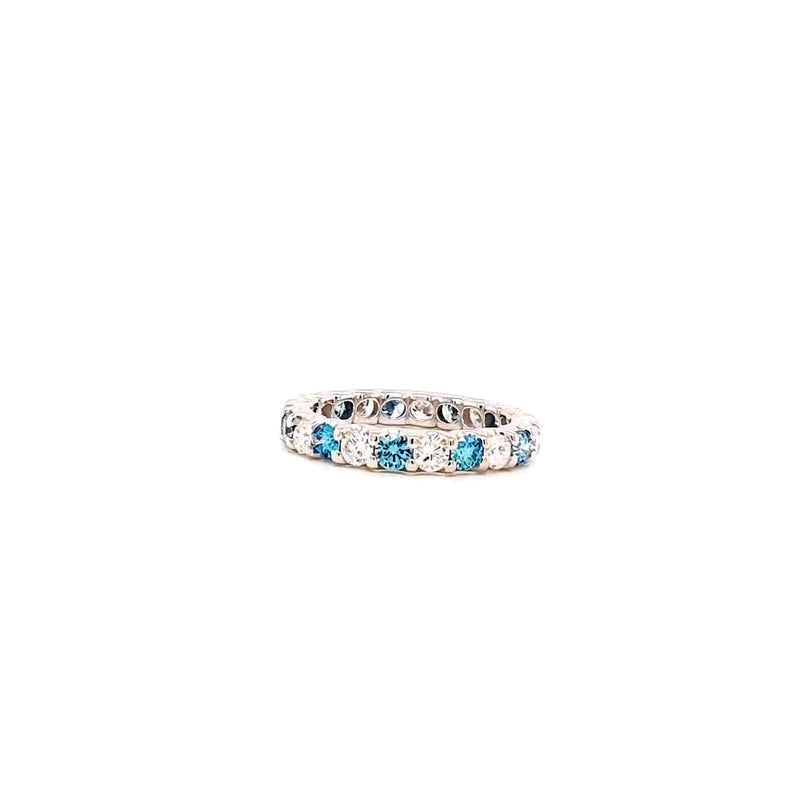 ROUND ETERNITY BAND 14KW FG VS2 CVD DIA 1.6CTS
