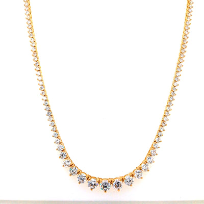 (0.29CT) RIVIERA NECKLACE 14KY FG VS2 CVD DIA 7.11CTS