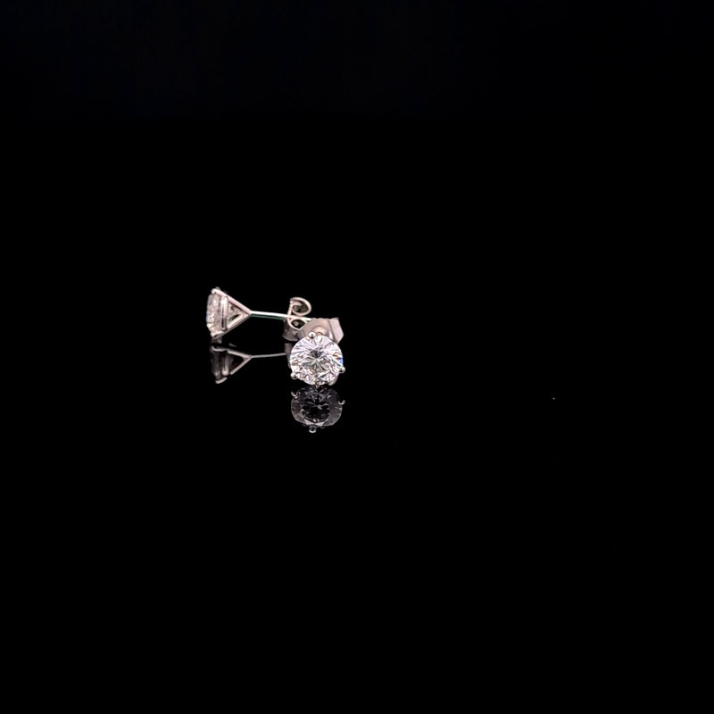 MARTINI STUD EARRING 14KW FG VS2 CVD DIA 1.03CTS