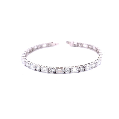 TENNIS BRACELET 14KW EF VS2 HPHT DIA 16.26CTS