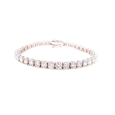 TENNIS BRACELET 14KW FG VS2 CVD DIA 10.72CTS