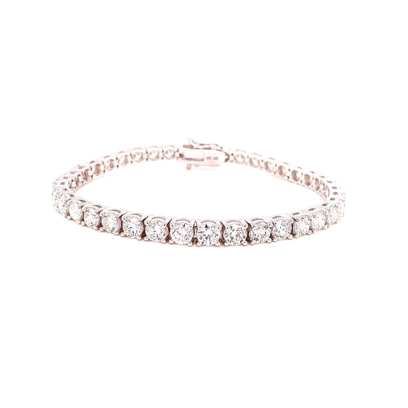 TENNIS BRACELET 14KW FG VS2 CVD DIA 10.72CTS