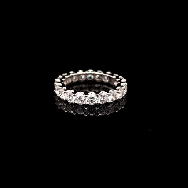 ROUND ETERNITY BAND 14KW FG VS2 CVD DIA 3.46CTS