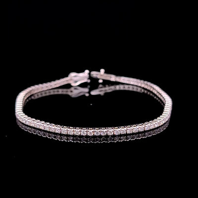 TENNIS BRACELET 14KW FG VS2 CVD DIA 2.39CTS