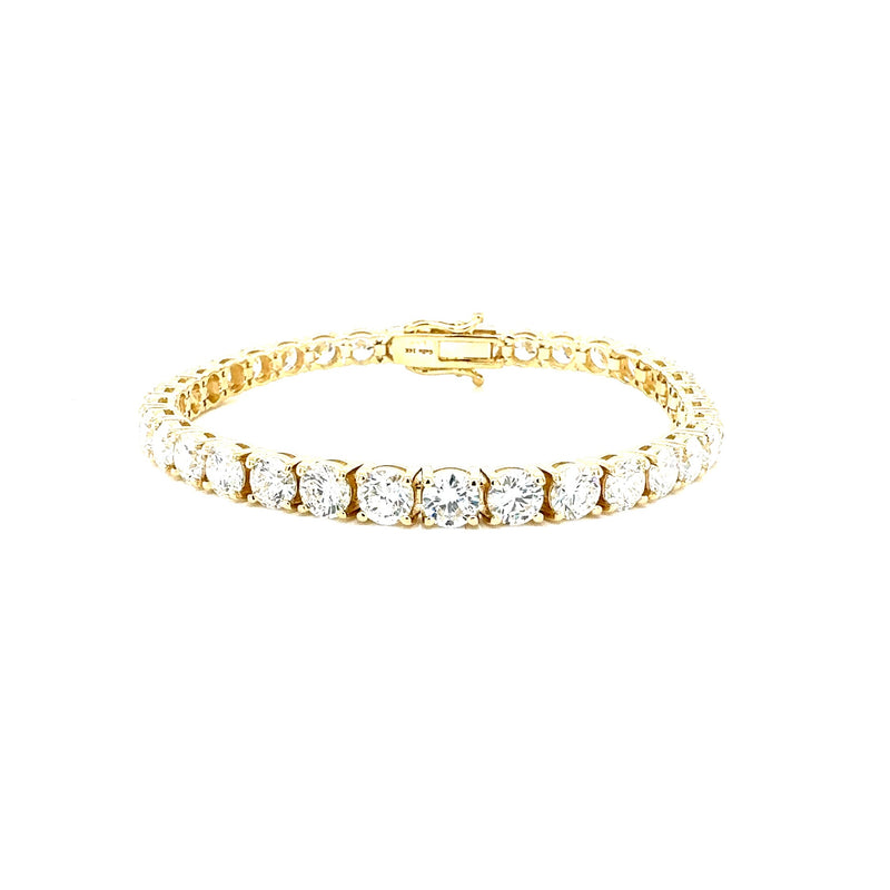 TENNIS BRACELET 14KY EF VS2 HPHT DIA 15CTS