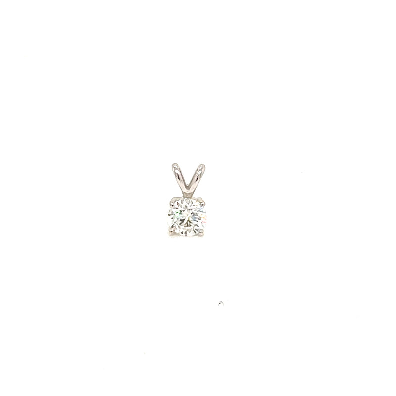 SOLITAIRE PENDANTS 14KW FG VS2 CVD DIA 0.74CTS