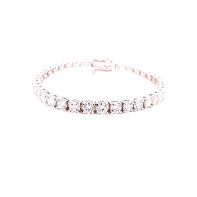 TENNIS BRACELET 14KW FG VS2 CVD DIA 9.61CTS
