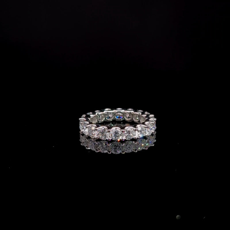ROUND ETERNITY BAND 14KW EF VS2 HPHT DIA 3.69CTS