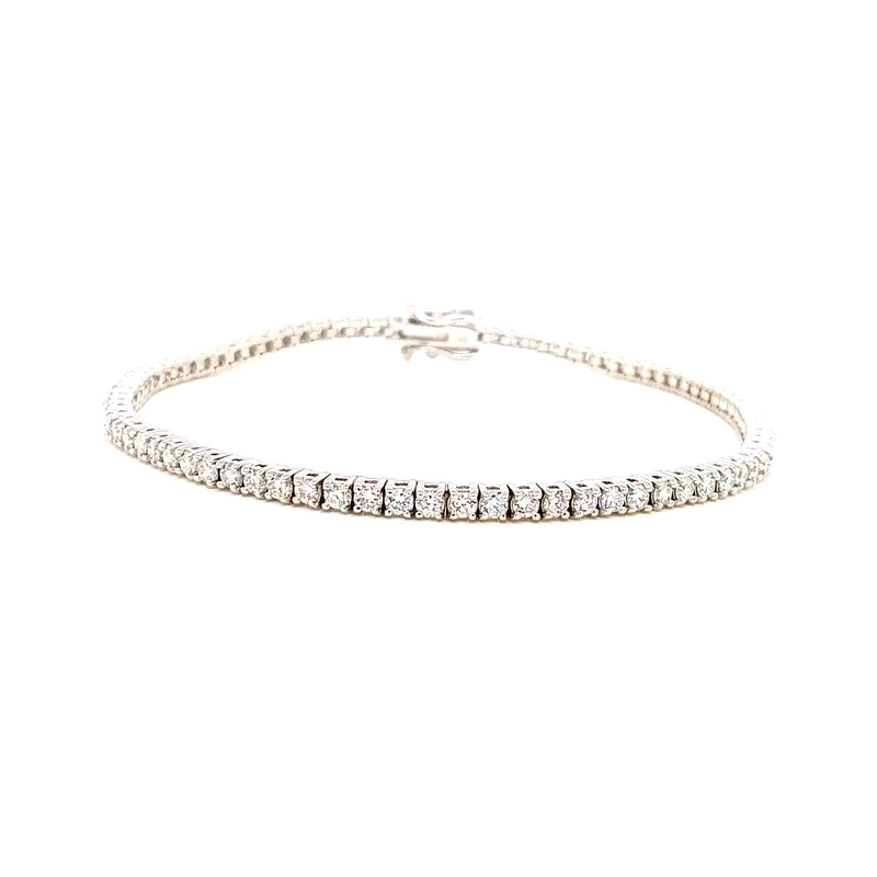 TENNIS BRACELET 14KW EF VS2 HPHT DIA 2.12CTS