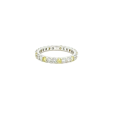 ROUND ETERNITY BAND 14KW FG VS2 CVD DIA 1.53CTS