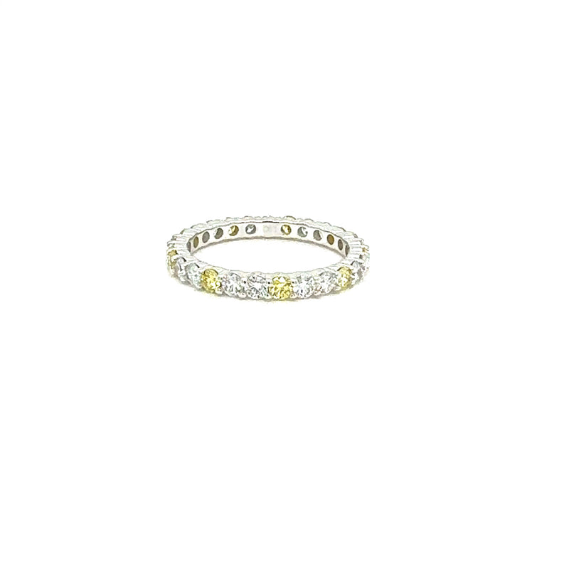 ROUND ETERNITY BAND 14KW FG VS2 CVD DIA 1.53CTS