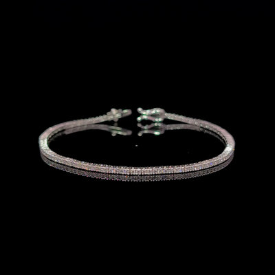 TENNIS BRACELET 14KW EF VS2 HPHT DIA 1.22CTS