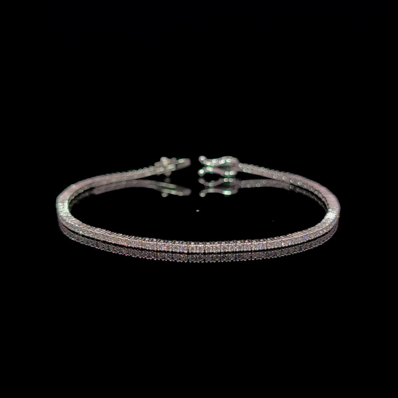 TENNIS BRACELET 14KW EF VS2 HPHT DIA 1.22CTS