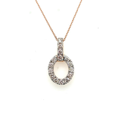 FANCY PENDANT 14KR VS-SI CVD DIA 1.16CTS