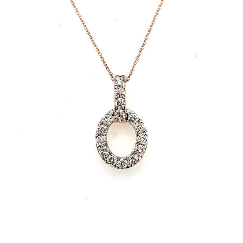 FANCY PENDANT 14KR VS-SI CVD DIA 1.16CTS