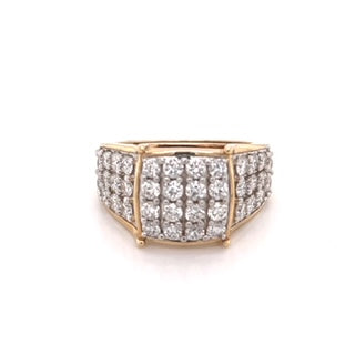 FANCY RING 14KY EF SI1 HPHT DIA 2.95CTS