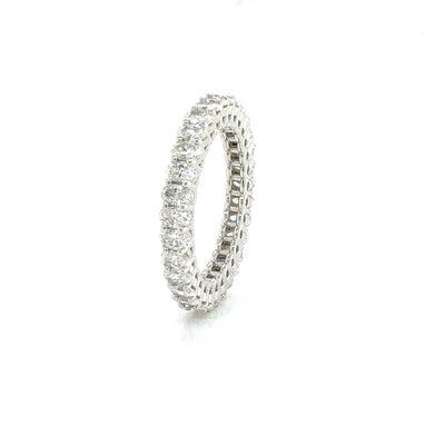 OVAL ETERNITY BAND 14KW FG VS1 CVD DIA 1.71CTS