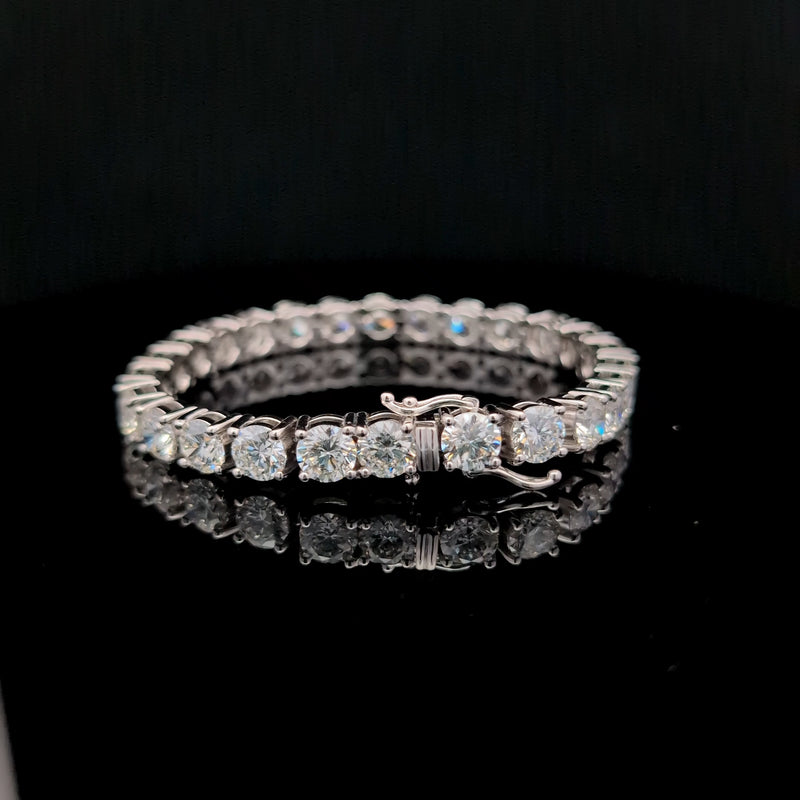 TENNIS BRACELET 14KW G VS2 CVD DIA 27.10CTS