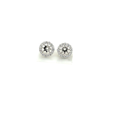 JACKET EARRING 14KW EF VS1 HPHT DIA 0.18CTS