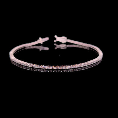 TENNIS BRACELET 14KW FG VS2 CVD DIA 1.03CTS