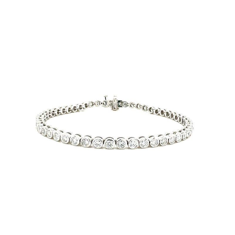 TENNIS BRACELET 14KW FG VS2 CVD DIA 2.40CTS
