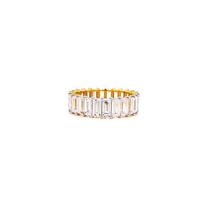 STRAIGHT BAG ETERNITY BAND 14KY EF VS HPHT DIA 5.1CTS