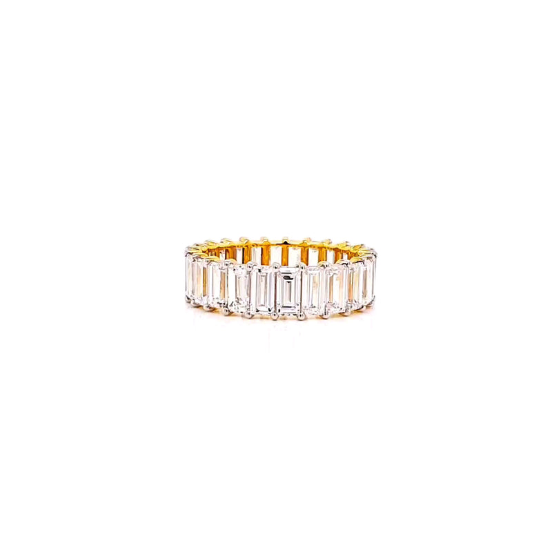 STRAIGHT BAG ETERNITY BAND 14KY EF VS HPHT DIA 5.1CTS