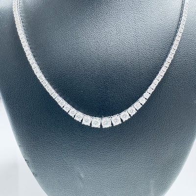 (0.16CT) RIVIERA NECKLACE 14KW EF VS2 HPHT DIA 4.76CTS