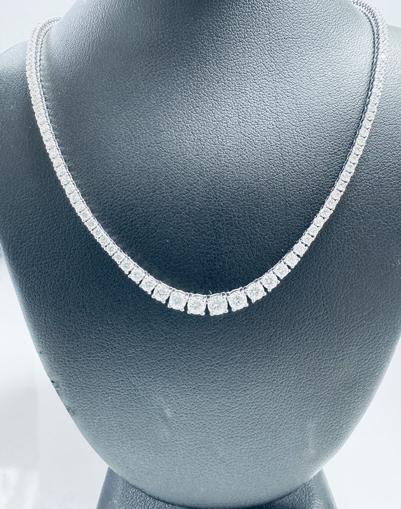 (0.16CT) RIVIERA NECKLACE 14KW EF VS2 HPHT DIA 4.76CTS