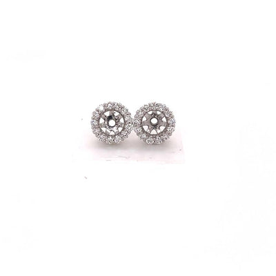 JACKET EARRINGS 14KW EF VS1 HPHT DIA 0.33CTS