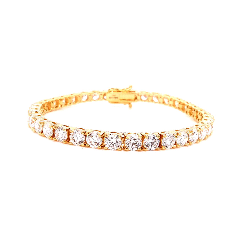 TENNIS BRACELET 14KY EF VS2 HPHT DIA 13.4CTS