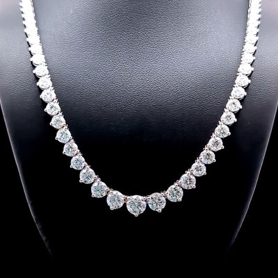 (0.80CTS) RIVIERA NECKLACE 14KW EF VS2 HPHT DIA 14.73CTS