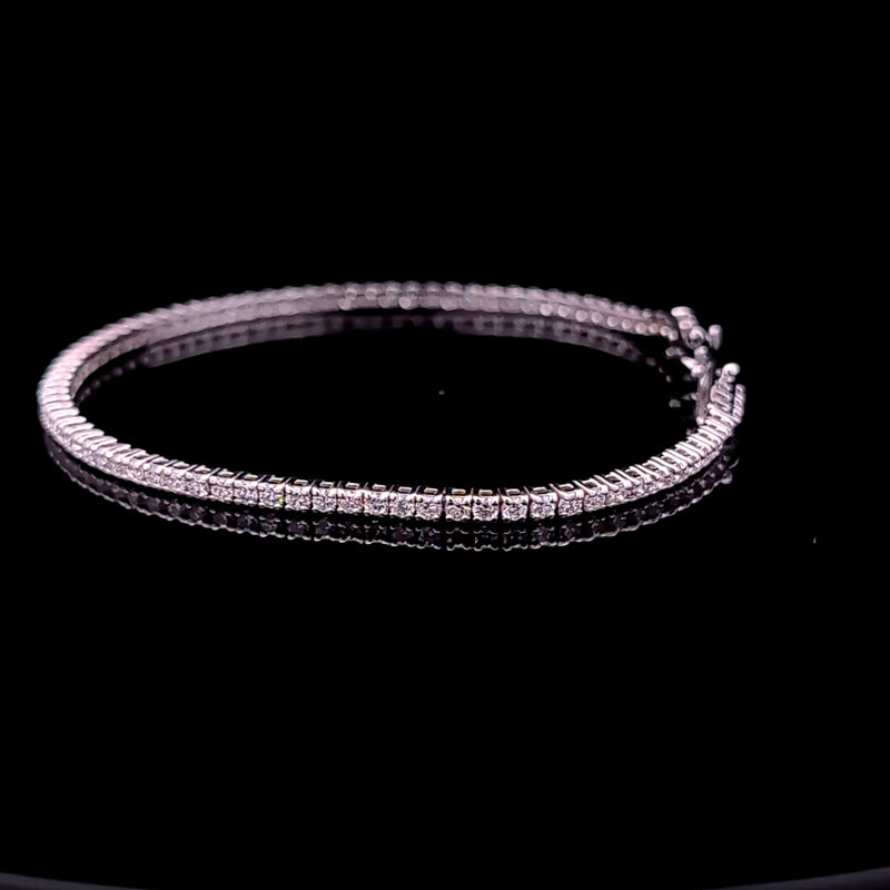 TENNIS BRACELET 14KW FG VS2 CVD DIA 2.43CTS