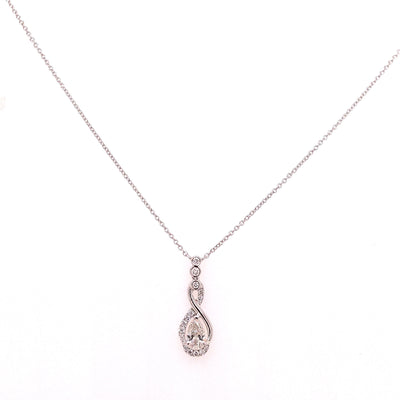 FANCY PENDANTS 14KW HI VS1 HPHT DIA 0.5CTS