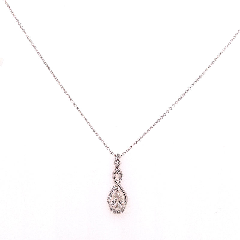 FANCY PENDANTS 14KW HI VS1 HPHT DIA 0.5CTS