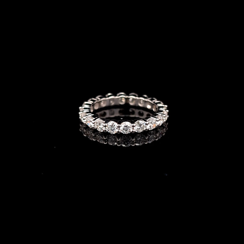 ROUND ETERNITY BAND 14KW FG VS2 CVD DIA 2.21CTS
