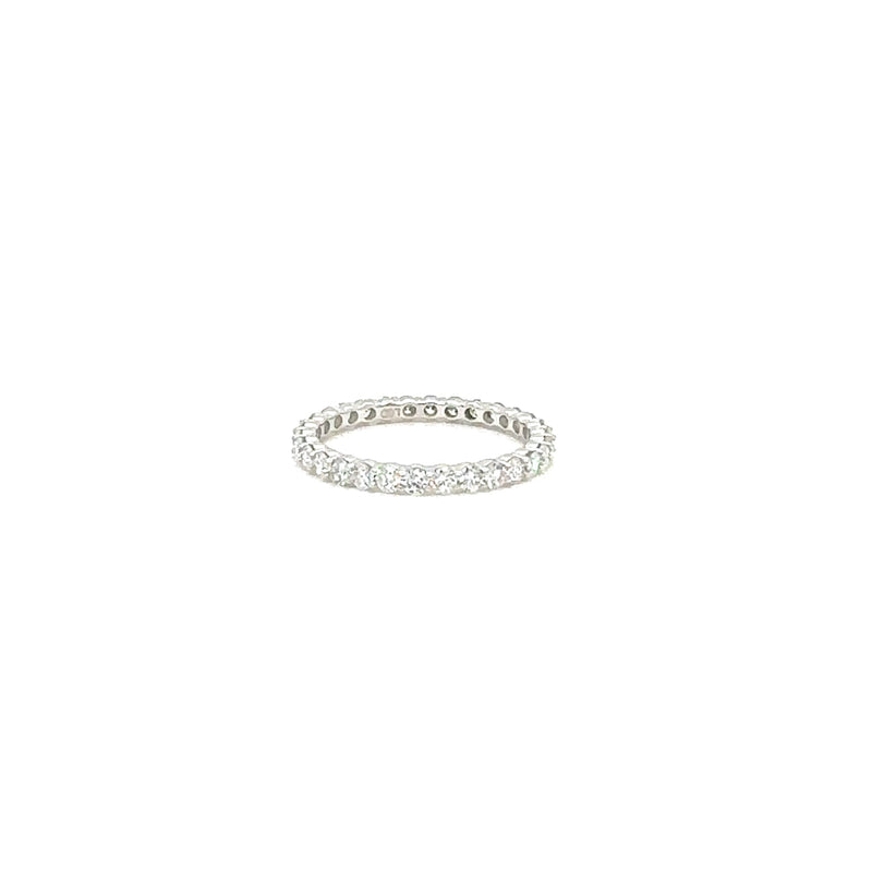 ROUND ETERNITY BAND 14KW FG VS2 CVD DIA 0.9CTS