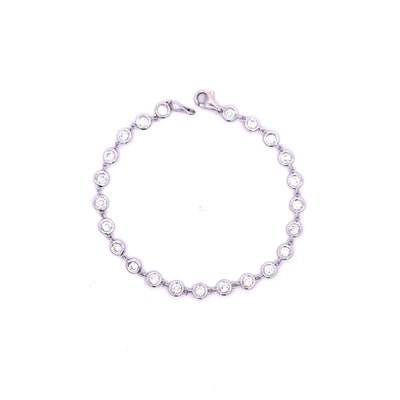 DIAMOND BY YARD BRACELET 14KW DEF VS2 HPHT DIA 2.32CTS
