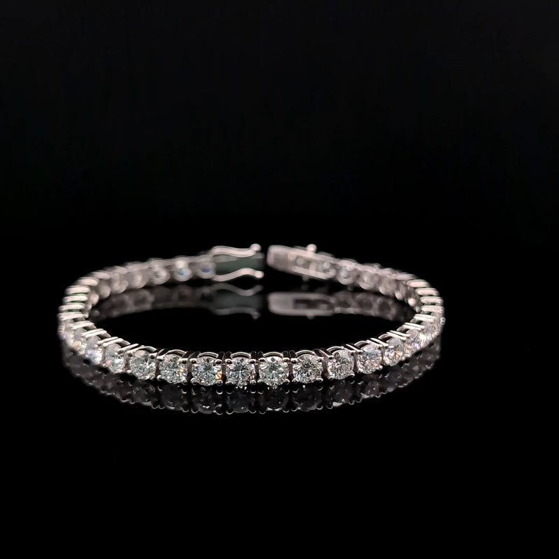 TENNIS BRACELET 14KW EF VS2 HPHT DIA 14.49CTS
