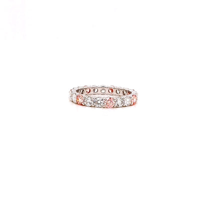 ROUND ETERNITY BAND 14KW FG VS CVD DIA 2.13CTS