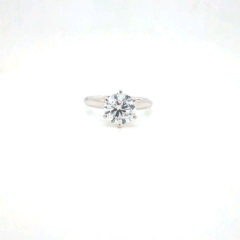 SOLITAIRE RINGS 14KW FG VS2 CVD DIA 2.02CTS