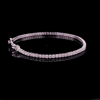 TENNIS BRACELET 14KW FG VS2 CVD DIA 2.92CTS