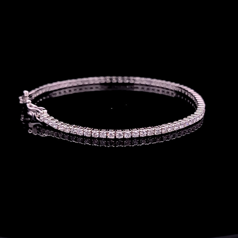 TENNIS BRACELET 14KW FG VS2 CVD DIA 2.92CTS