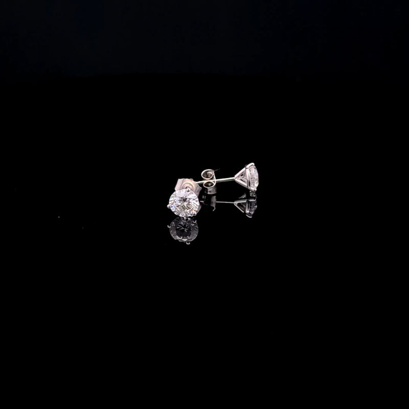 MARTINI STUD EARRING 14KW FG VS2 CVD DIA 1.46CTS